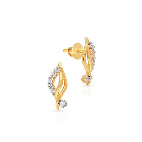 Malabar Gold & Diamonds 18kt Gold Earrings for Kids